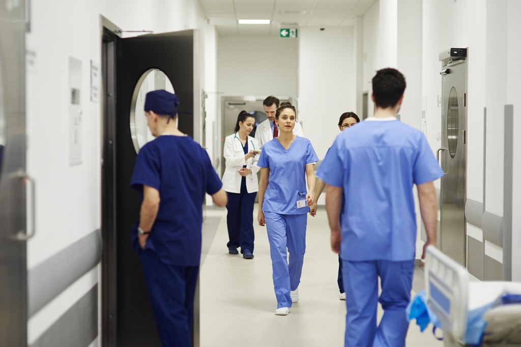 Krankenschwestern im Überstundenstreik