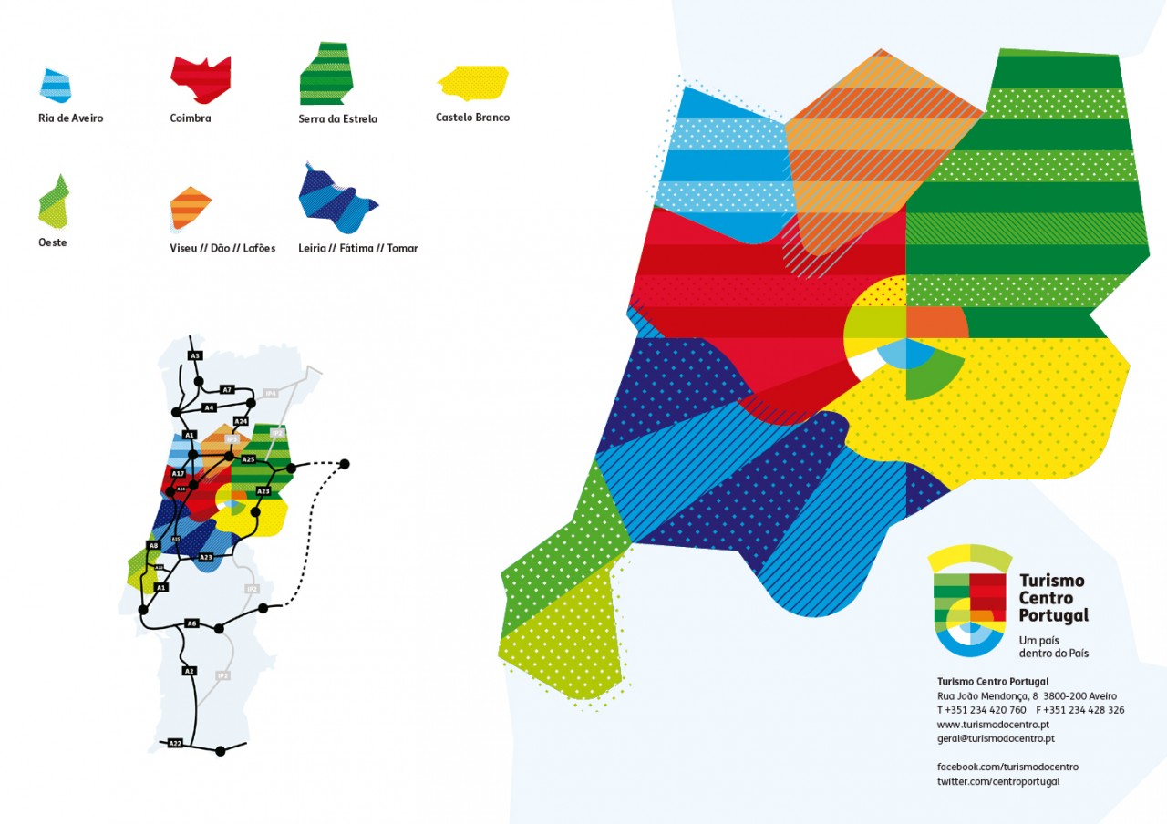 mapa turístico Portugal - Escola Educação